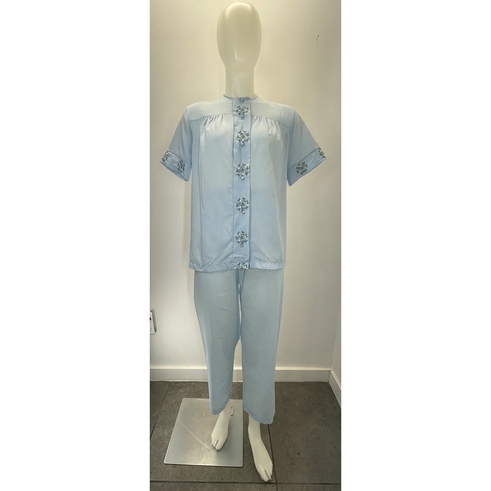 VTG 60s 70s Pajamas Set Henson Kickernick SZ 32 Looks New (Missing 1 Button